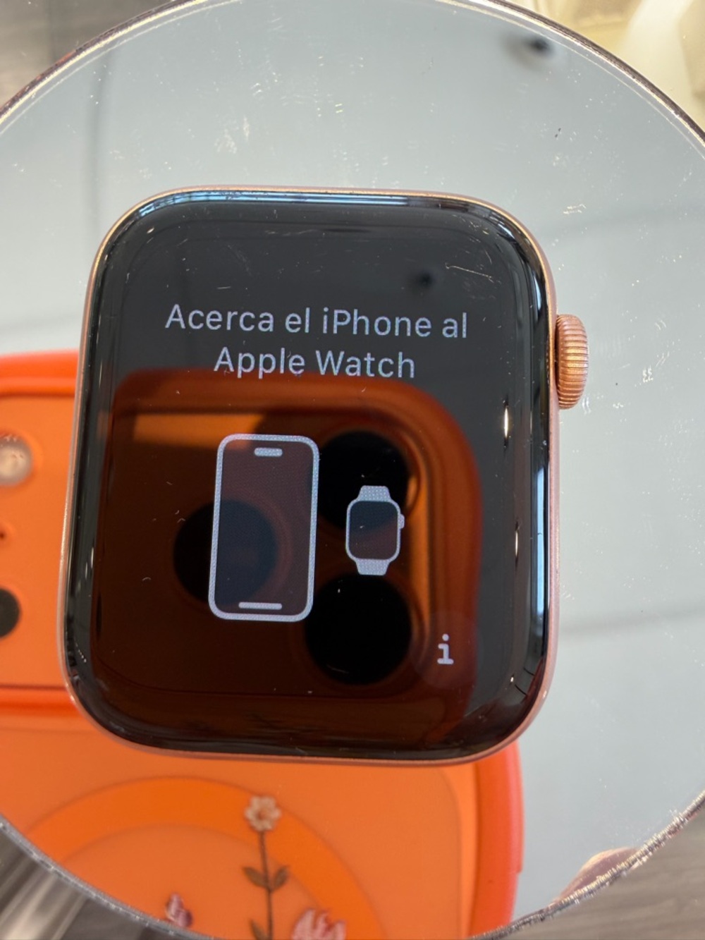 Apple Watch Series 5 Rose Gold case